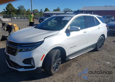 2022 Chevrolet Equinox Awd Rs z USA, uszkodzony, nr VIN 3GNAXWEV1NS163738